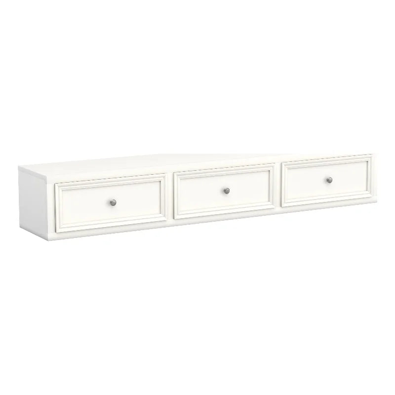 Bright White 3 Under Bed Storage Drawers J703119