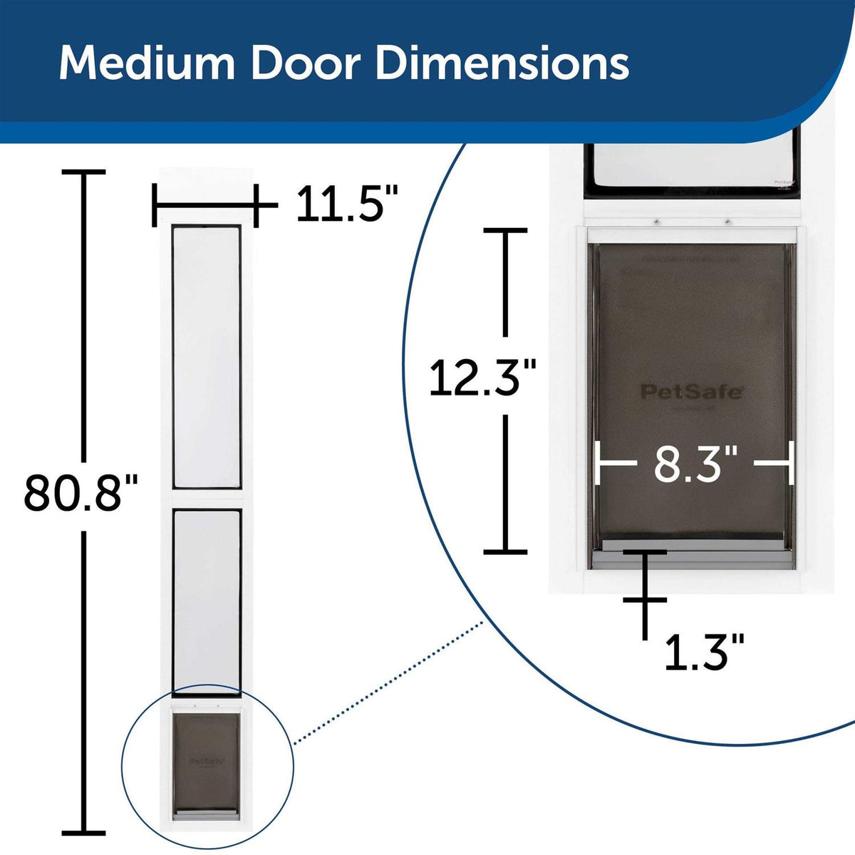 Sliding Glass Pet Door Q7525