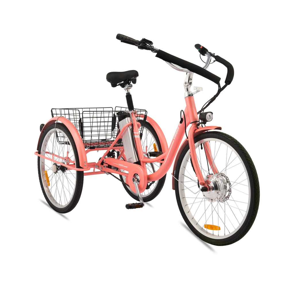Electric Tricycle 350W with Basket 36V 10Ah Cream H16464