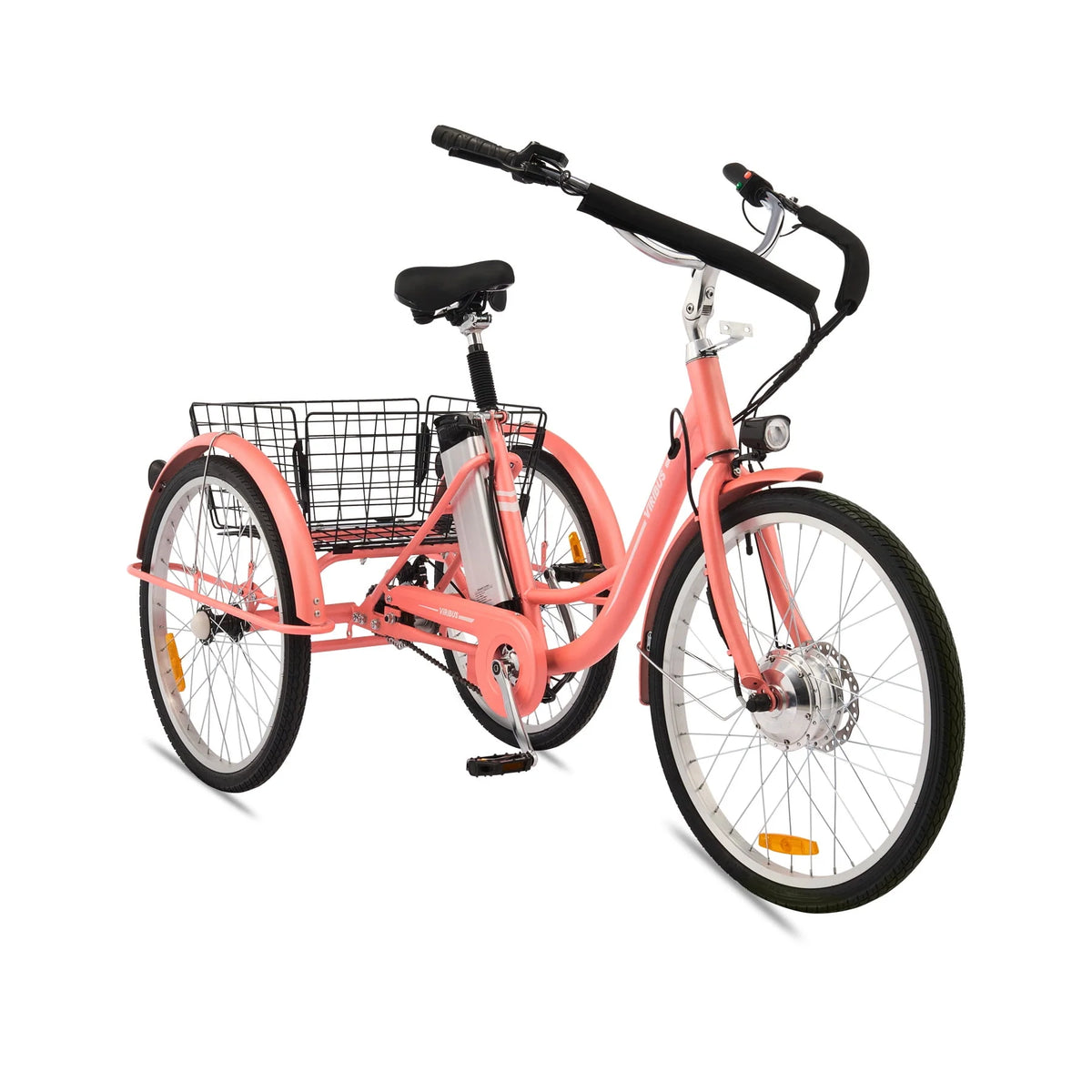 Electric Tricycle 350W with Basket 36V 10Ah Cream H16464