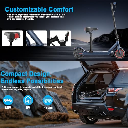 Folding Electric Scooter with Seat and 350W Motor X84662