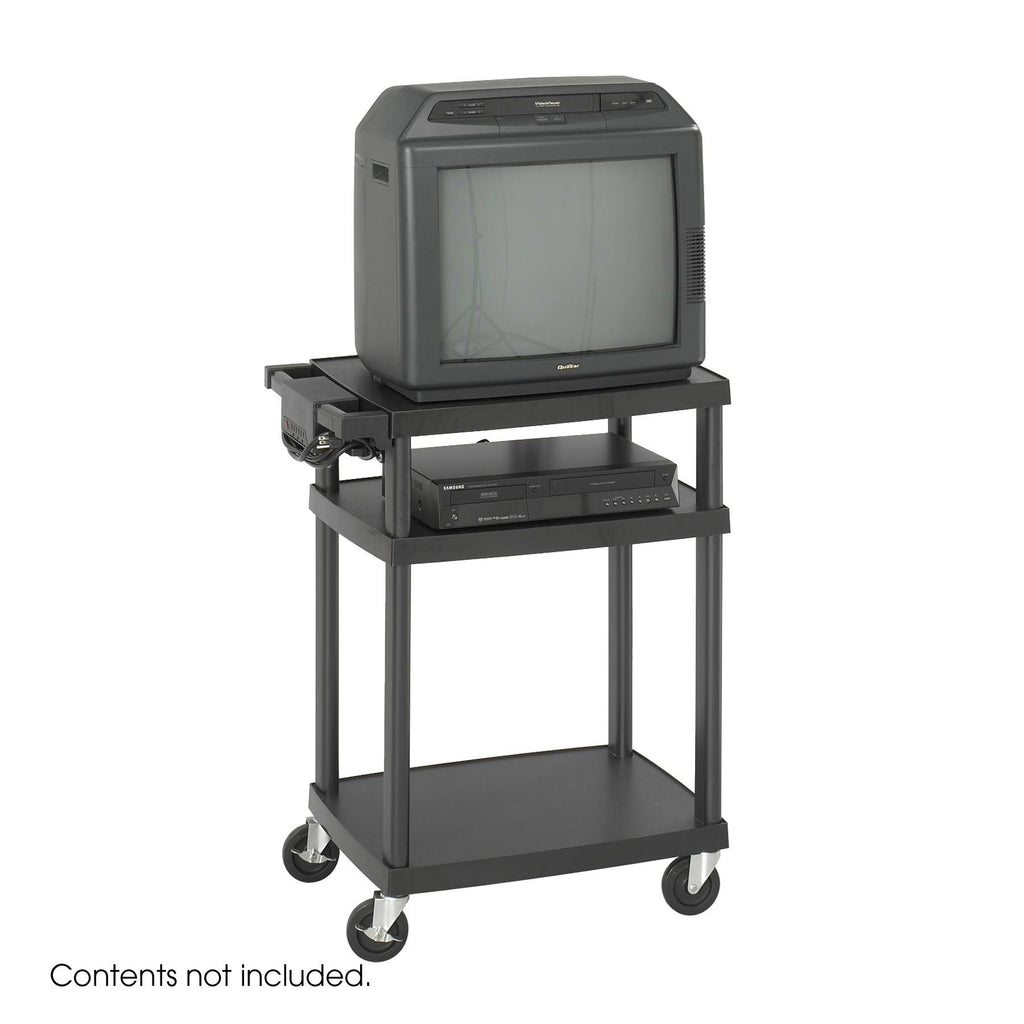 Adjustable Plastic AV Cart M90216