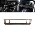 Center Console AC Climate Control Switch Panel Frame Cover Trim Wood Grain C5046