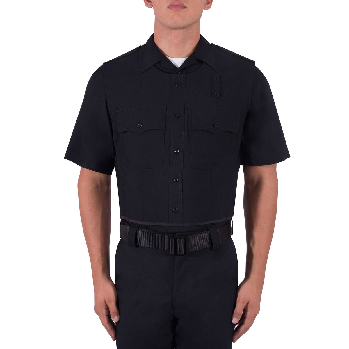 Dark Navy Blue Wool Body Armor Carrier E533544