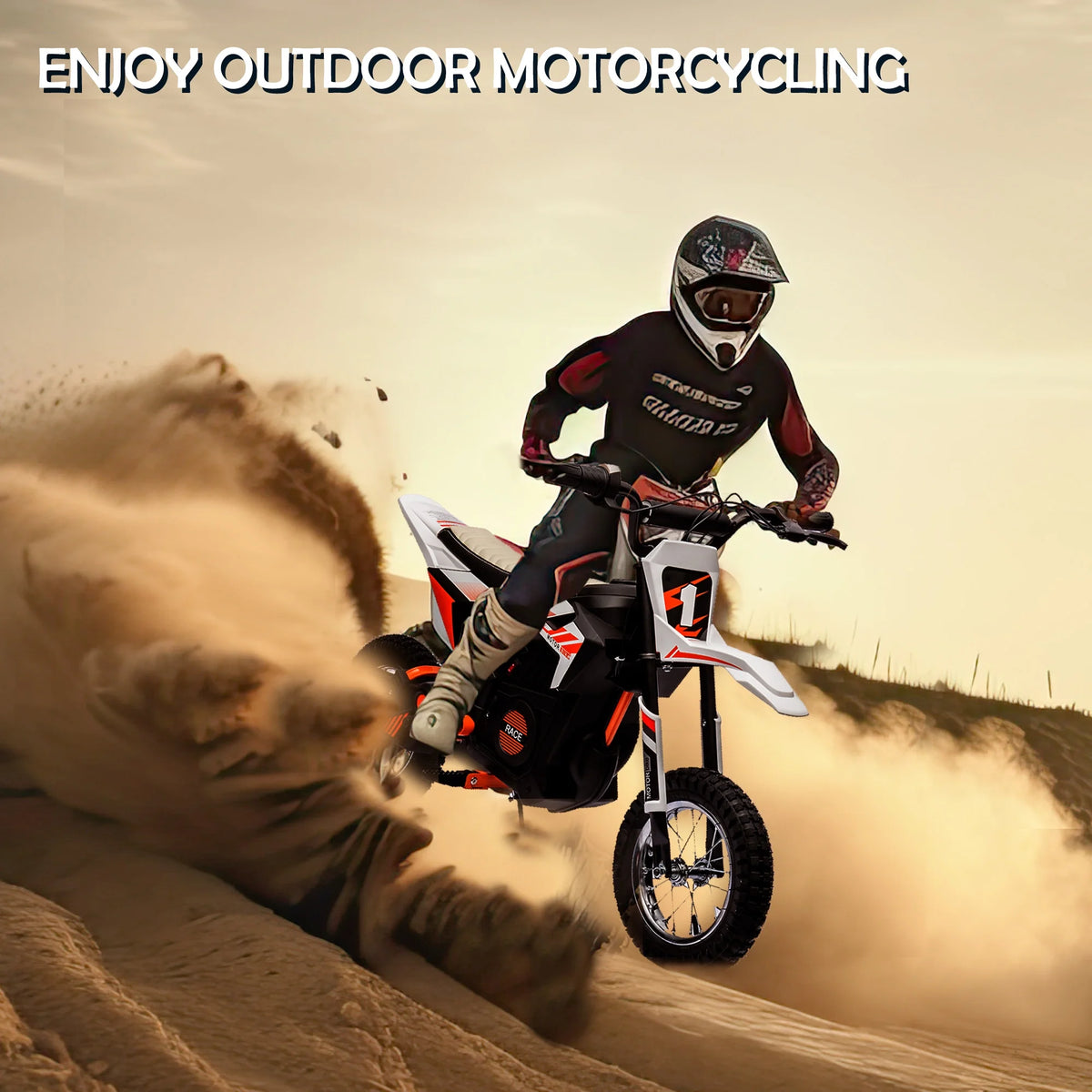 Electric Dirt Bike 24V 250W White J820