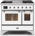 White Dual Fuel Natural Gas Range F59274