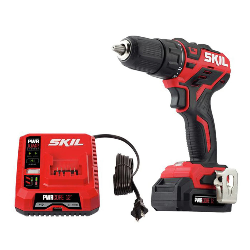 12-Volt 1/2 In. Cordless Brushless Drill Driver Kit with Battery and Charger P3465