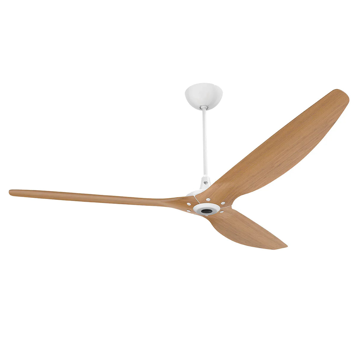 84 Ceiling Fan with Bamboo Blades and White Finish W4349