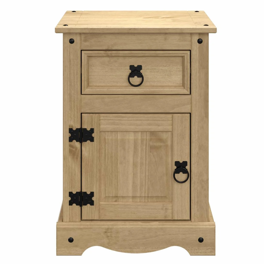 Wood 1 Door 1 Drawer Nightstand C4223
