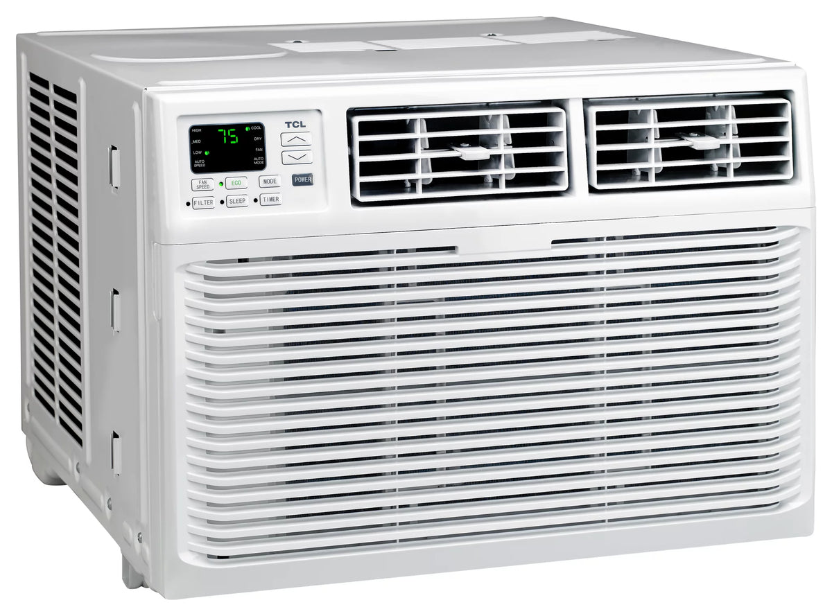 8000 BTU Smart Window Air Conditioner with Remote, White F7554