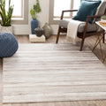 7x9 Medium Gray Area Rug E340