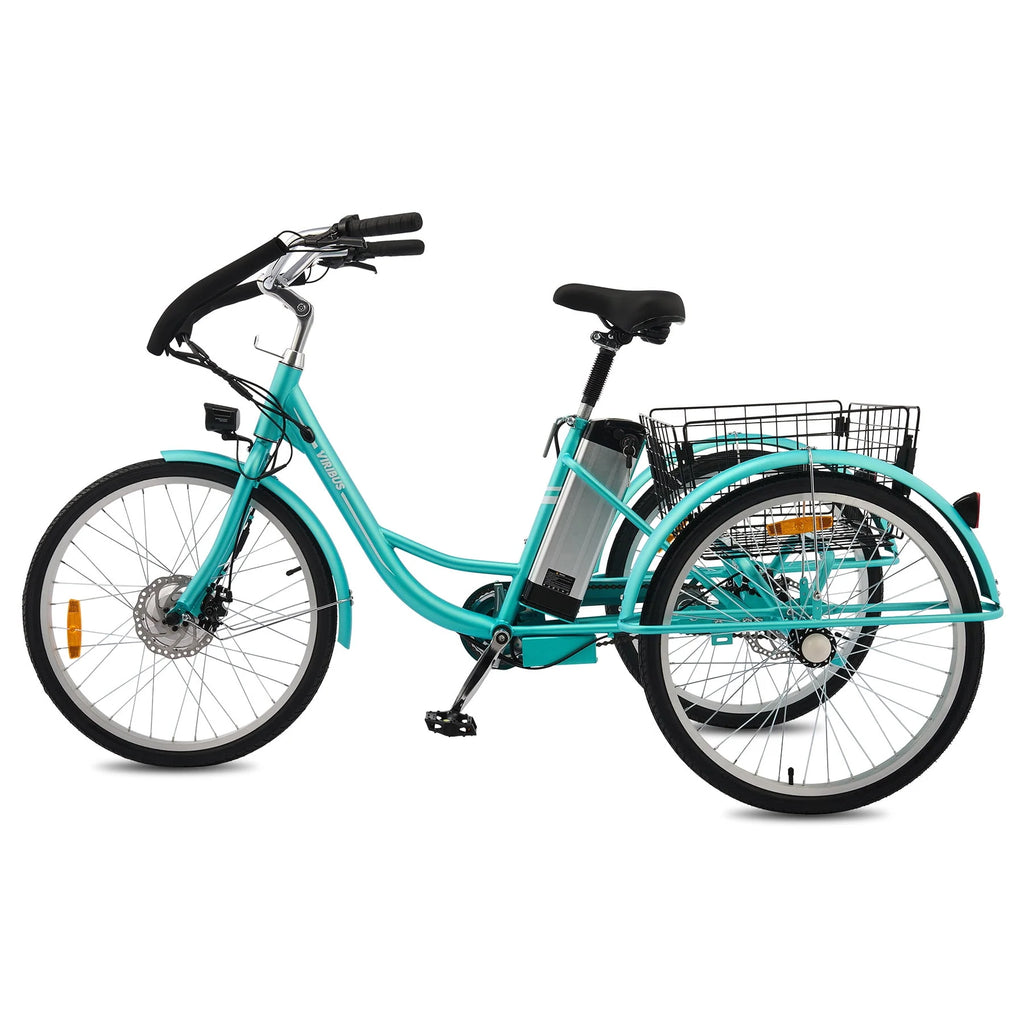 Electric Tricycle 350W with Basket 36V 10Ah Cream H16464