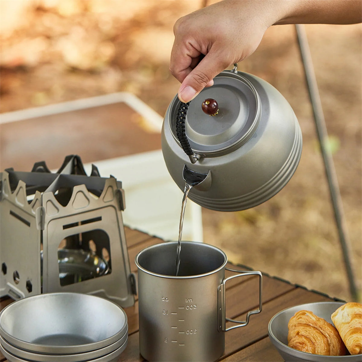 Camping Tea Coffee Pot Kettle H389