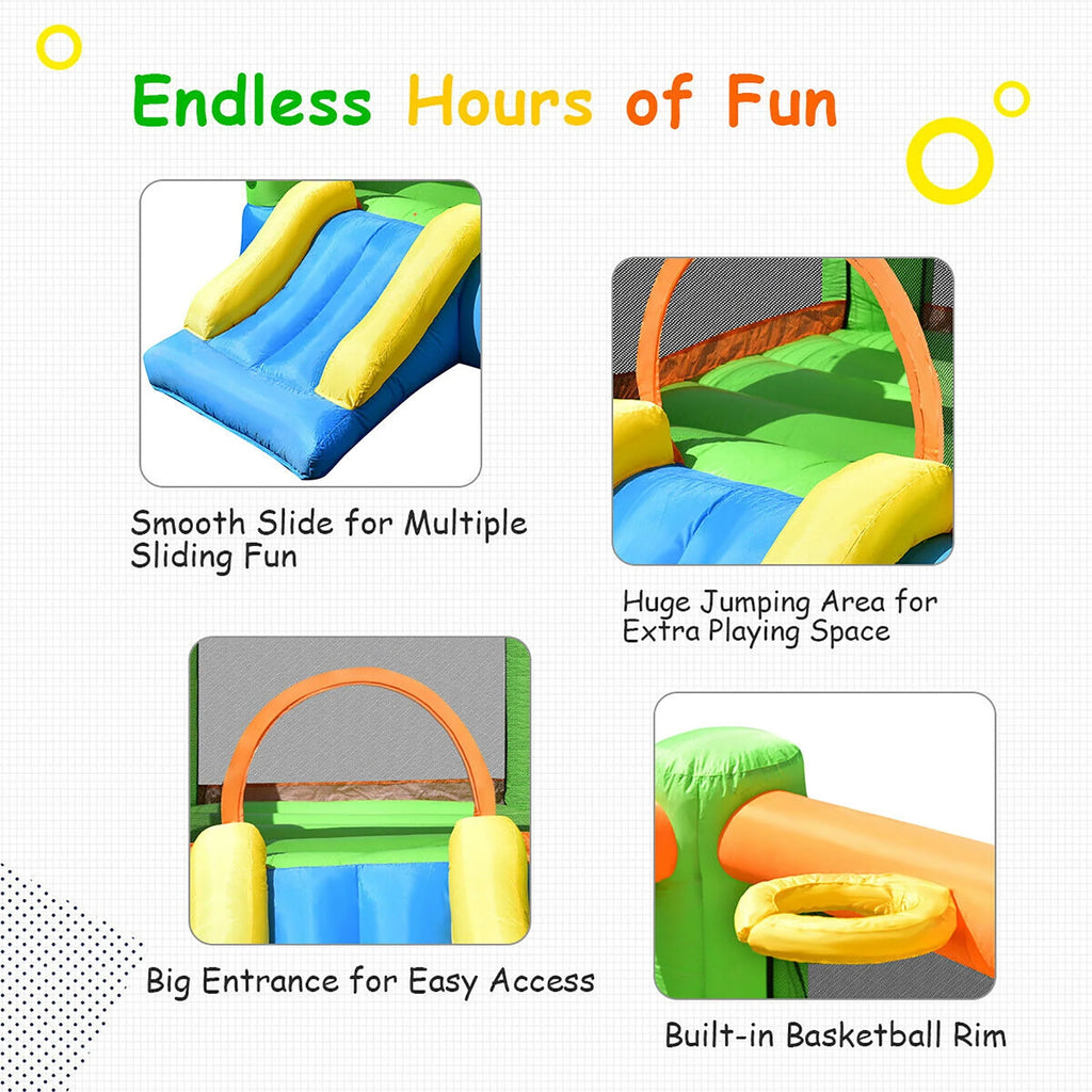 Inflatable Bounce House with Slide T758434