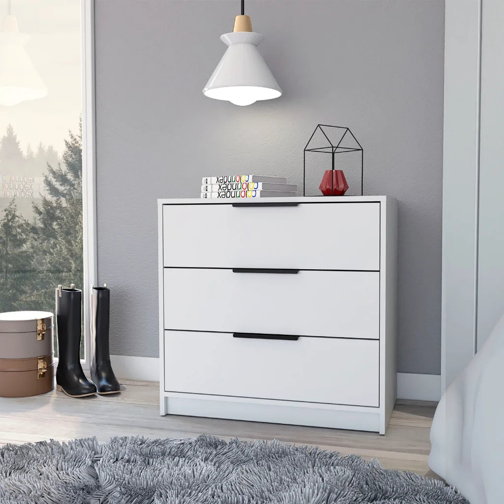 Light Gray 3 Drawer Dresser O5421