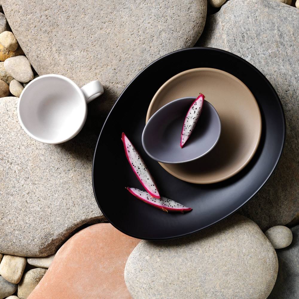 Porcelain Coupe Plate - 12/Case N290