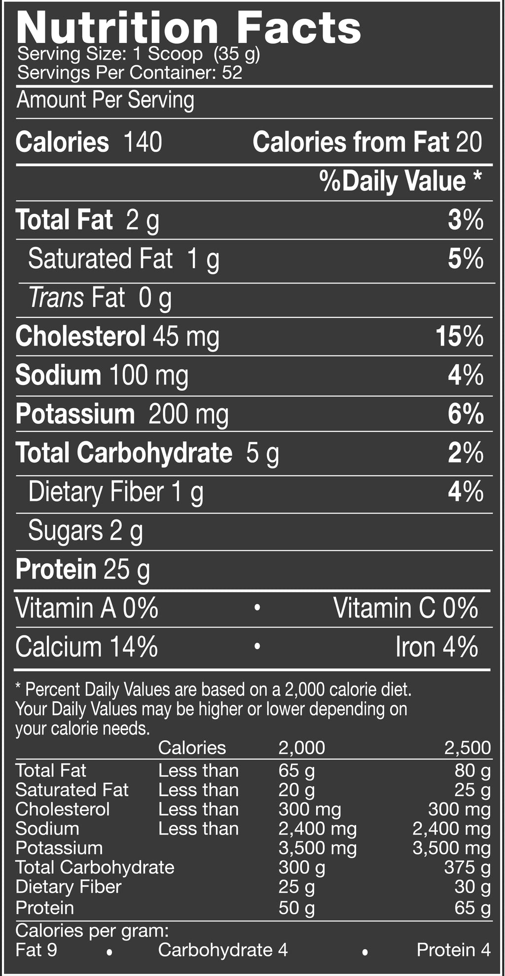 Cookies & Cream Protein Powder 4 Lb S680004