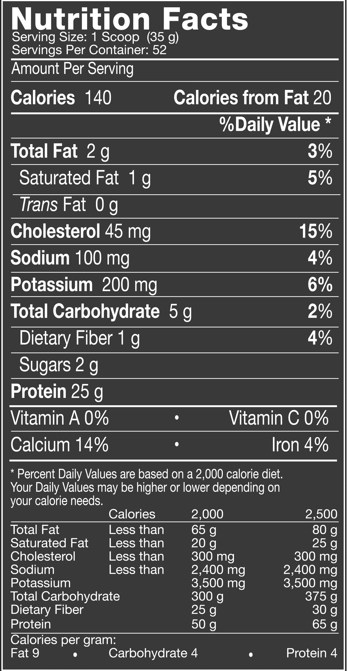 Cookies & Cream Protein Powder 4 Lb S680004
