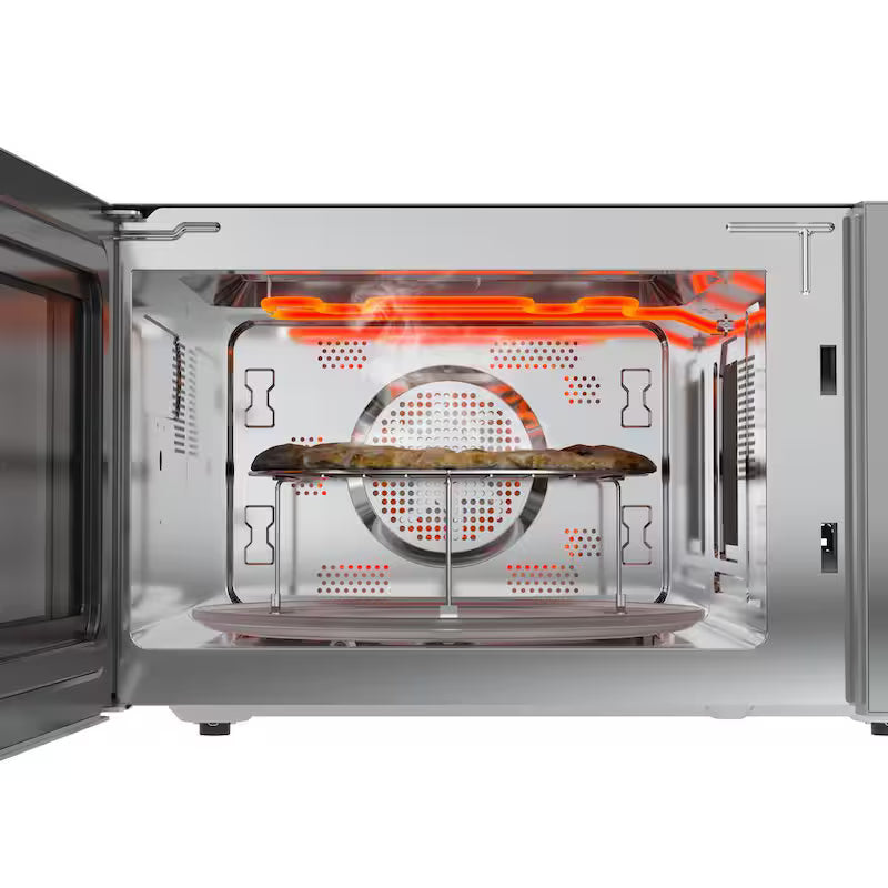 Electric Built-In Microwave in Silver with Mirror Finish G255