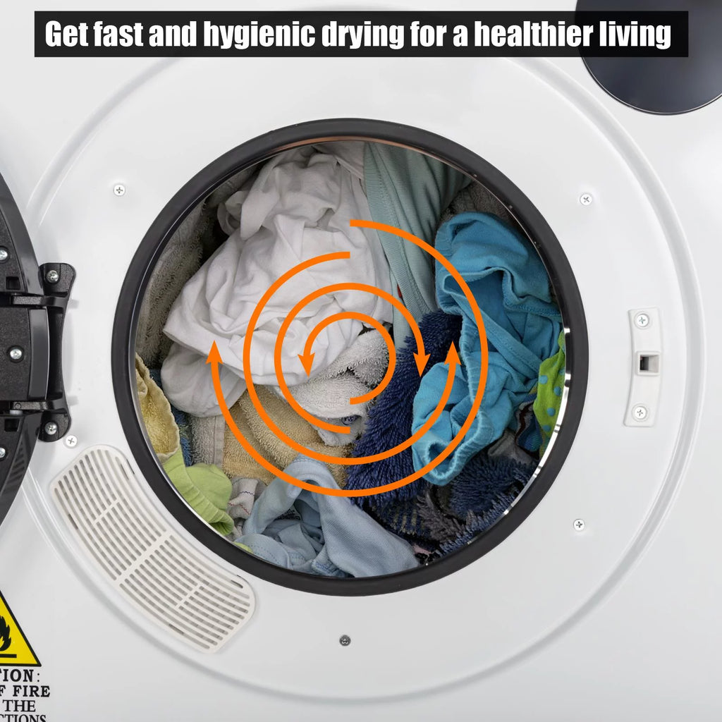 13.2lb Portable Compact Electric Dryer with Smart Controls K8255