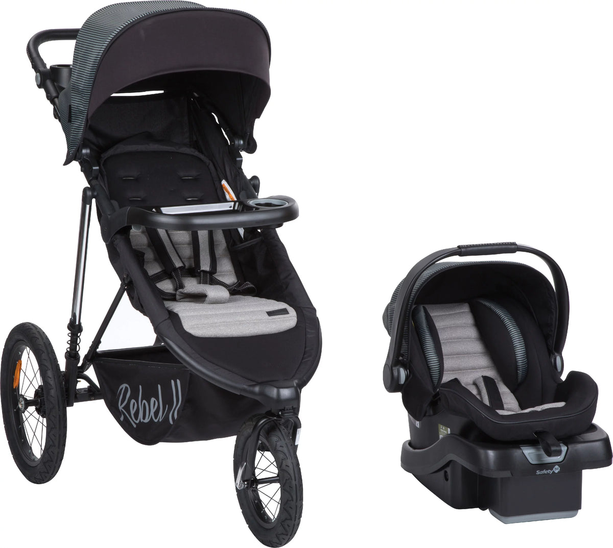 All in One Travel System Stroller with Rear-Facing Infant Car Seat N5494