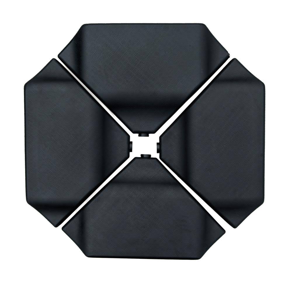 Black Plastic Patio Umbrella Base B69902