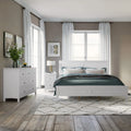 3 Piece Wood Bedroom Furniture Set with Queen Size Bed, Nightstand and Dresser B226
