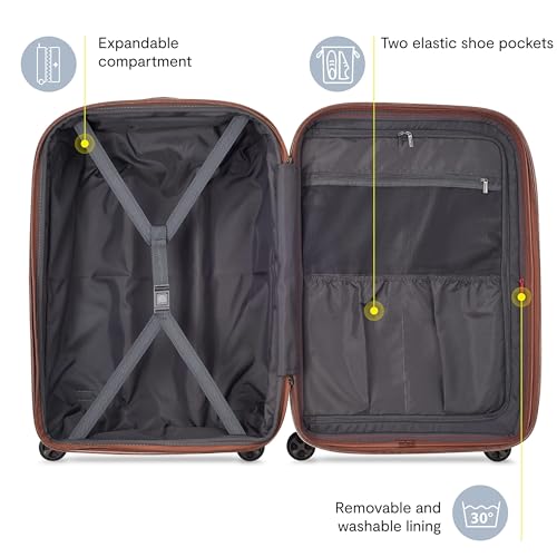 Navy Expandable Hardside Carry-on 21 Inch Luggage with Spinner Wheels B77325