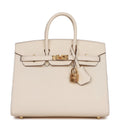 Birkin 25 Nata Epsom Gold Hardware Q1843
