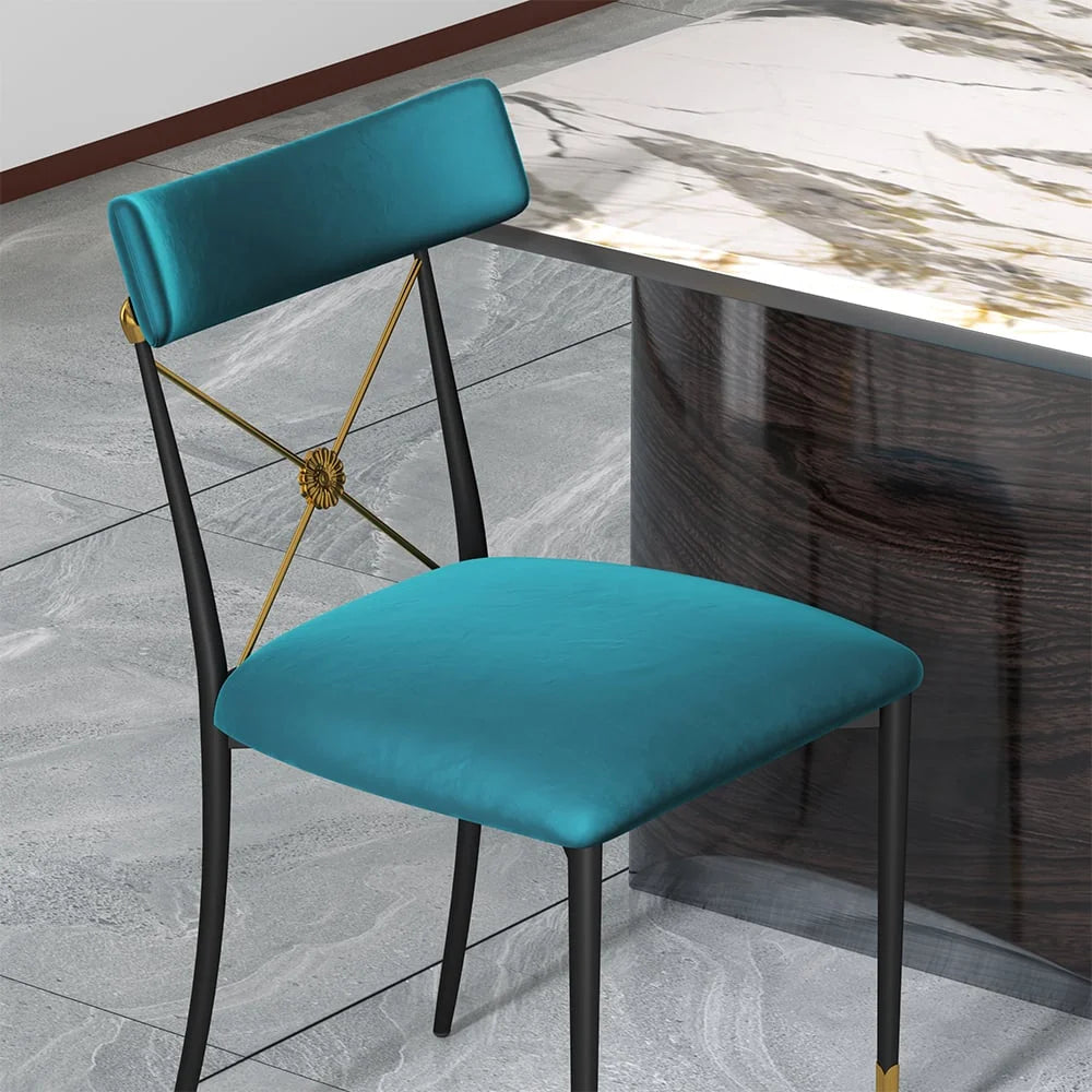 Green Upholstered Side Chair O38174