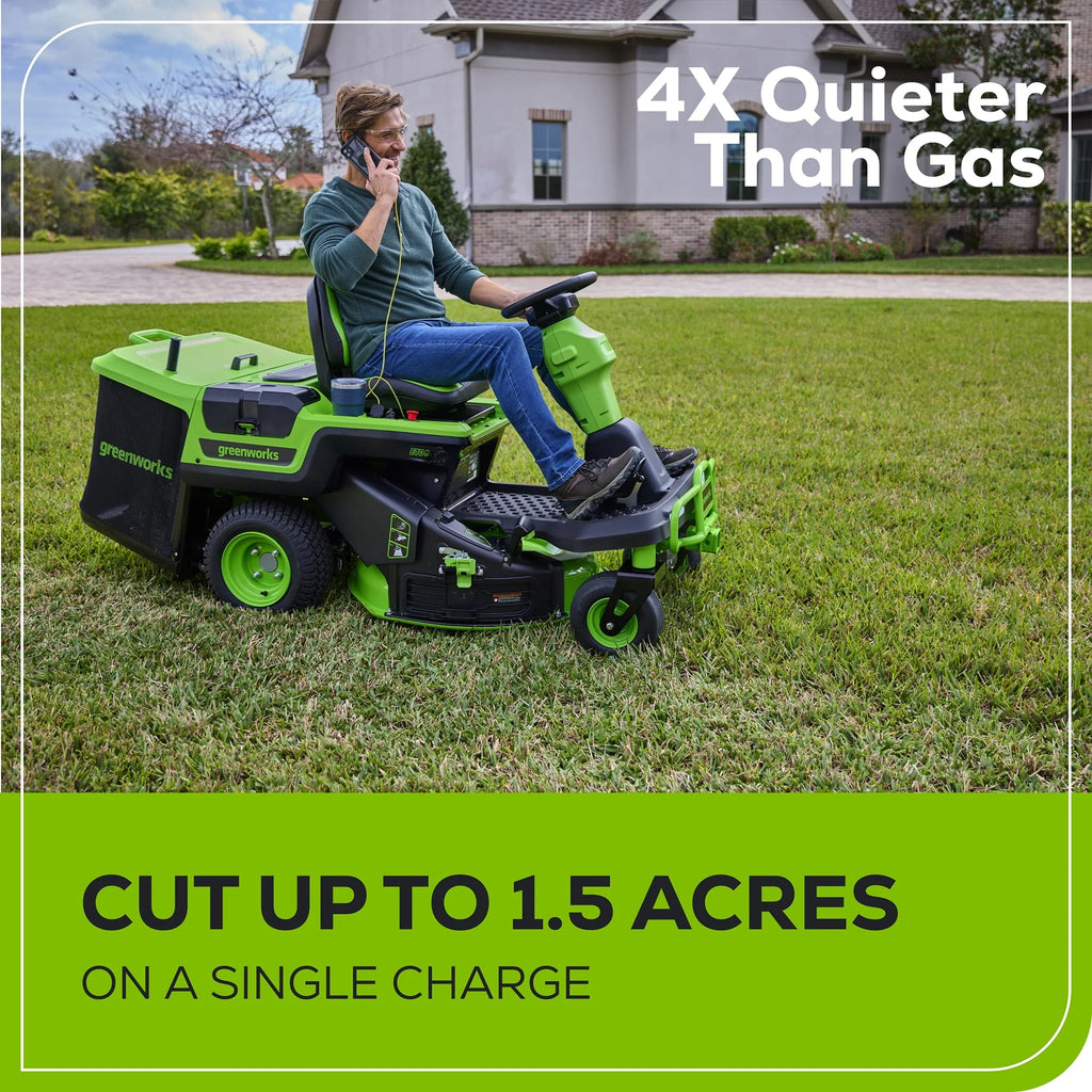 60V 30” Zero Turn Riding Lawn Mower with Batteries & Charger K33227