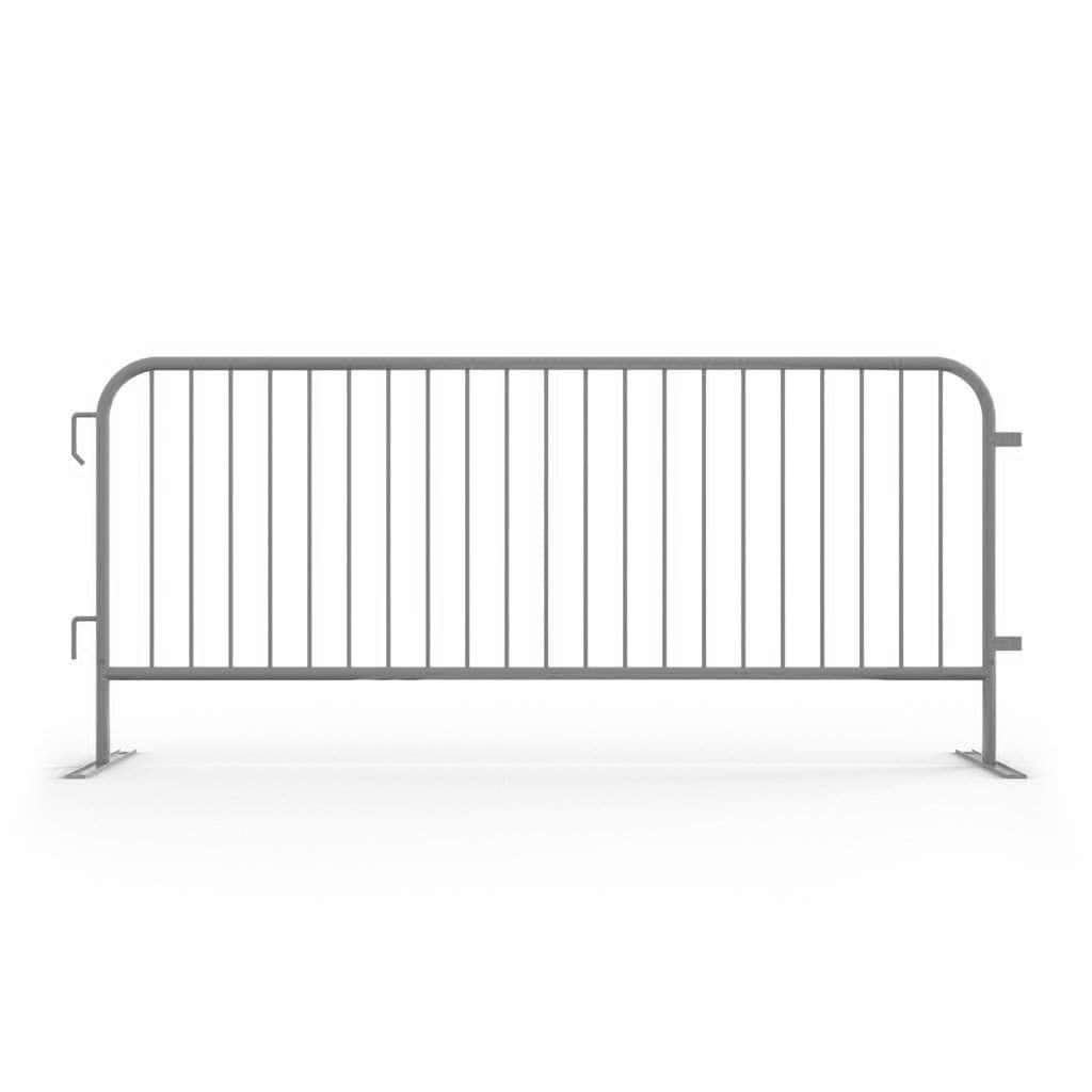 Galvanized Steel 8 ft Heavy Duty Interlocking Metal Barricade M171