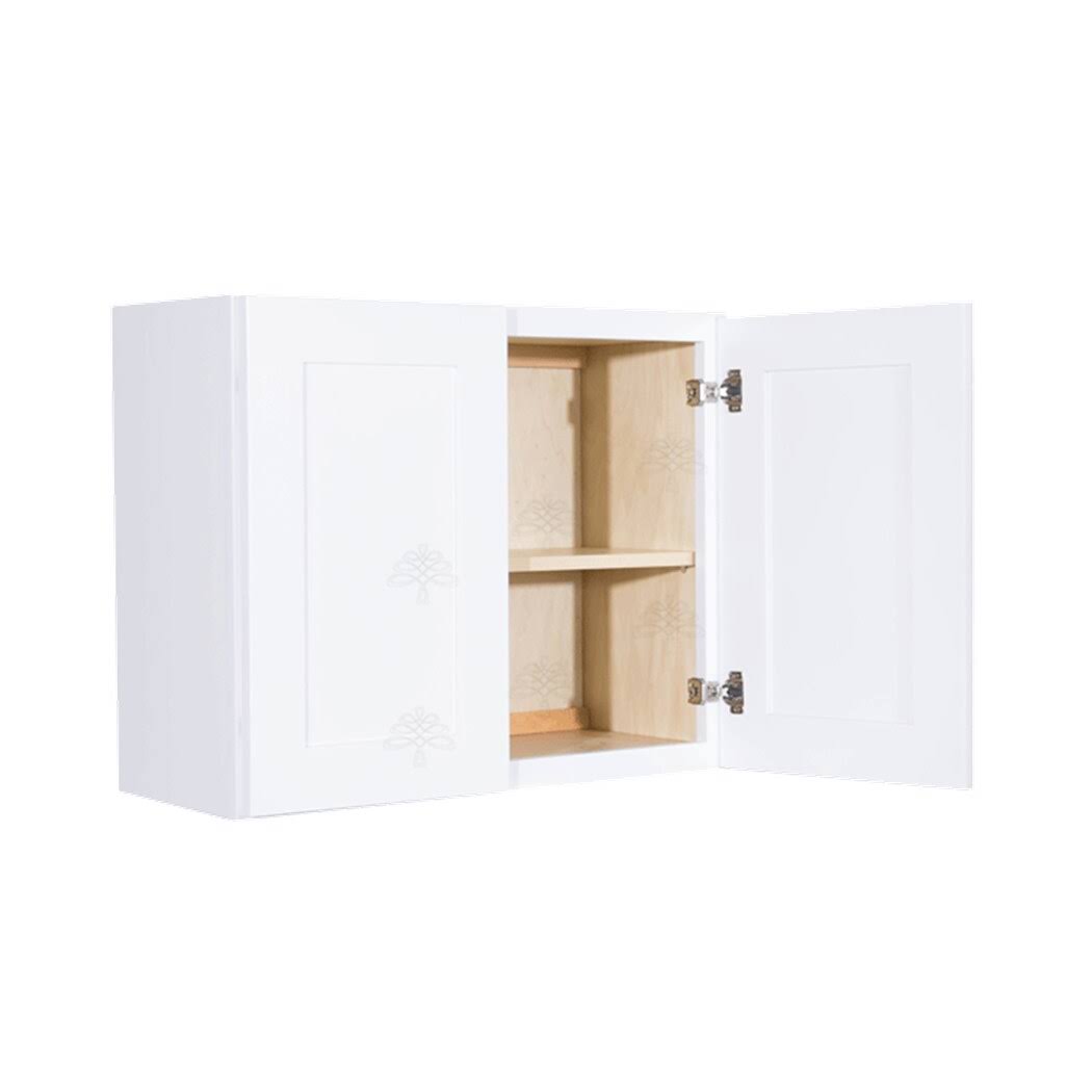 White Painted Maple Wall Cabinet V758