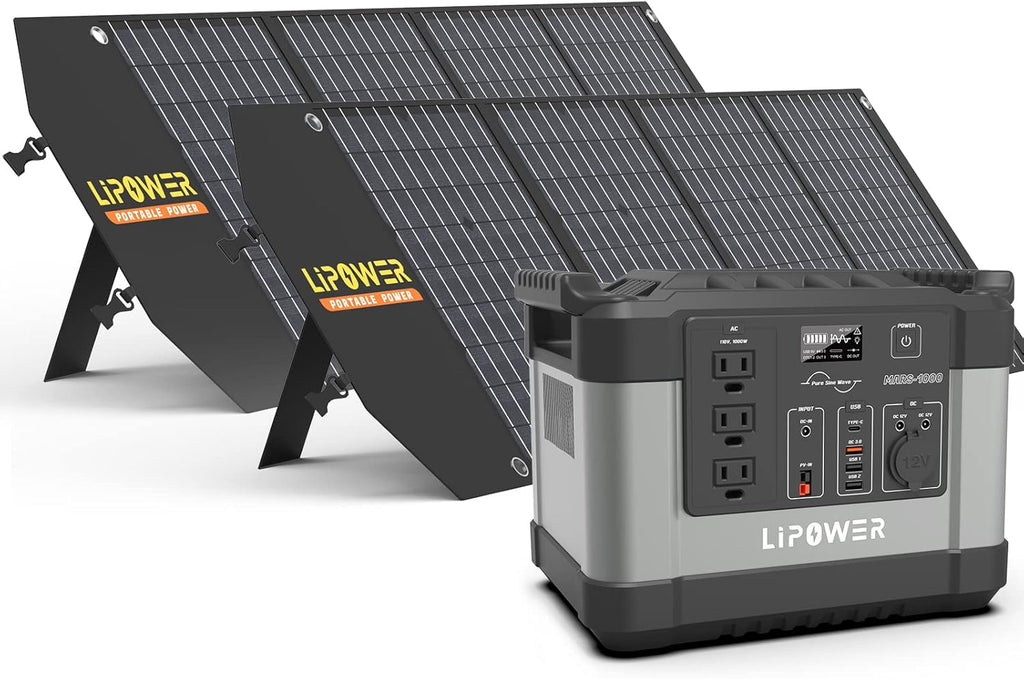 1000W Portable Power Station with 3 AC Outlets E308