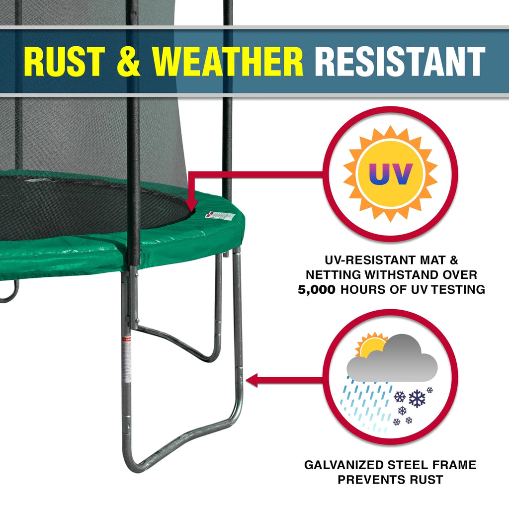 12' Trampoline with Safety Enclosure O103