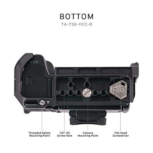 Full Camera Cage with NATO Rail, Rosette, Cold Shoe, and 1/4"-20 Threads Y81219
