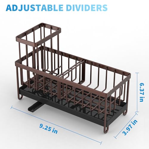Black Stainless Steel Kitchen Sink Caddy Organizer K772228