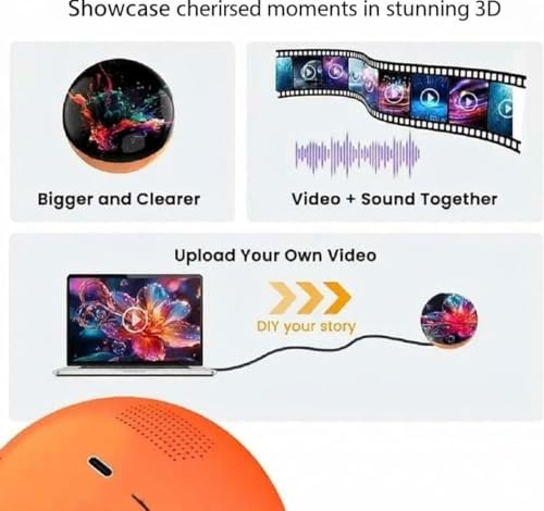 3D Video Crystal Ball with Digital Display U5233