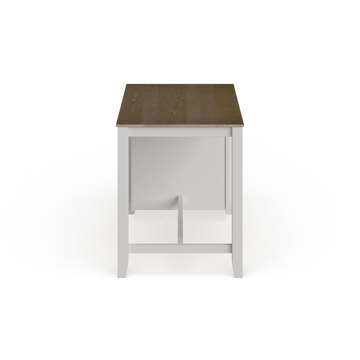 Rustic White 63 inch Kitchen Island F3591