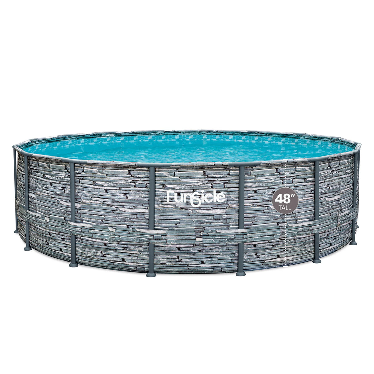 16' x 48" Round Frame Pool with Debris Cover C587738