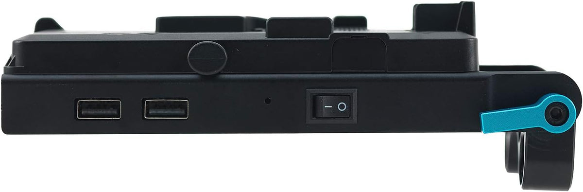V Lock Mounting Plate Power Supply Splitter with 15mm Rod Clamp K9628
