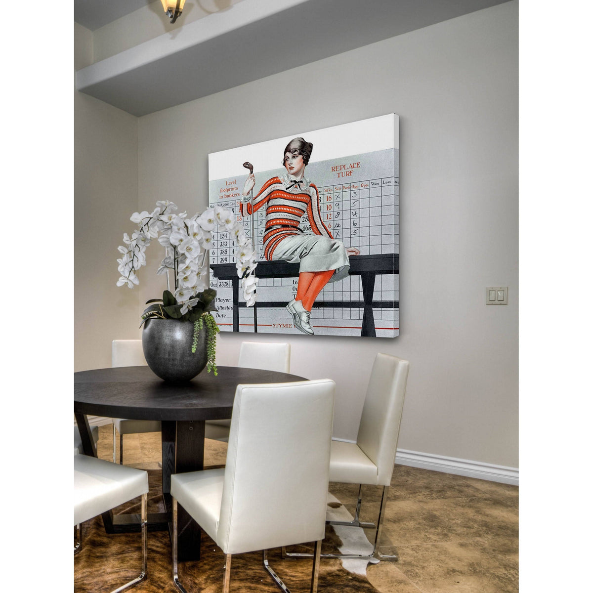 Painting Print on Canvas 40 x 40 Z538