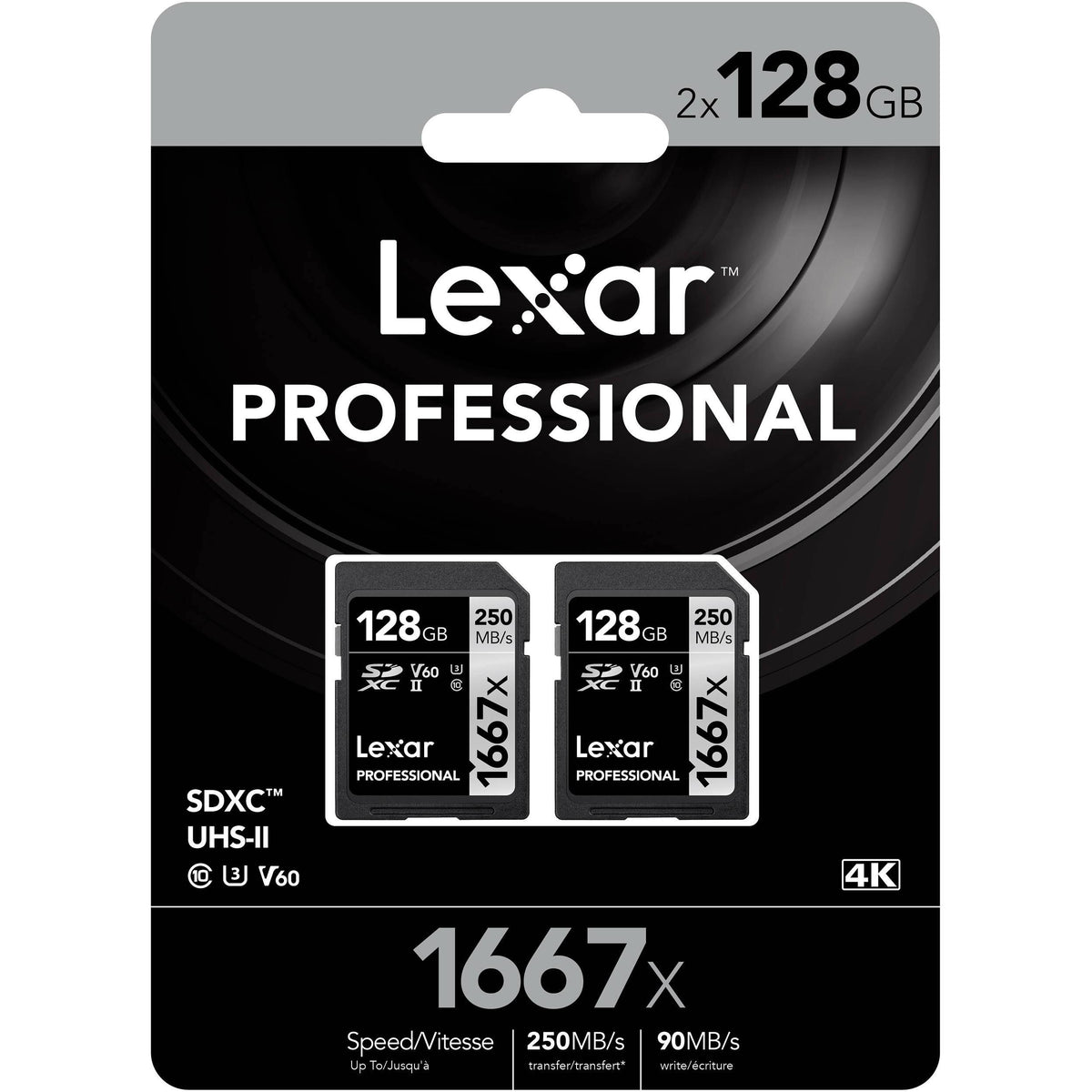 128GB UHS-II SDXC Memory Card 2-Pack I1963
