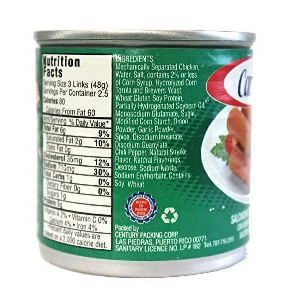 Chicken Vienna Sausages 5 Ounce Pack of 48 X610613