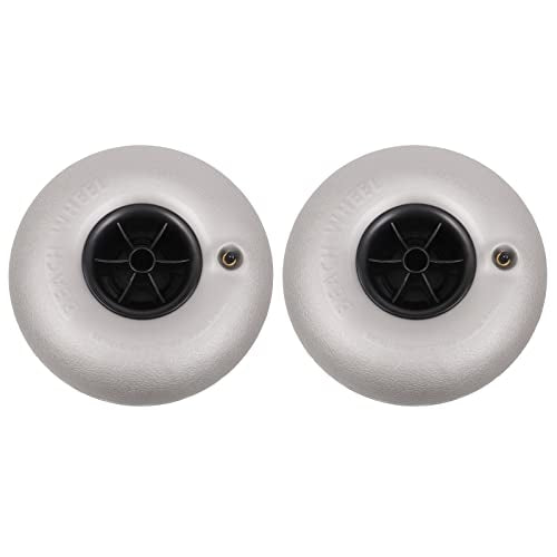 10" Inflatable Beach Cart Wheels 2 Pcs X944029