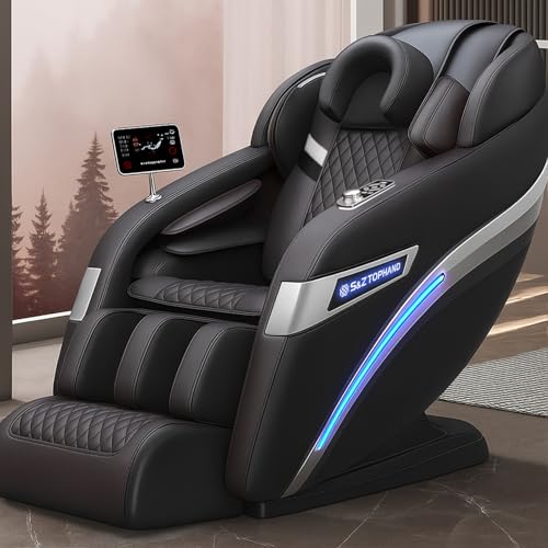Full Body SL Track Massage Chair Zero Gravity Shiatsu Recliner with Heat Foot Roller N250