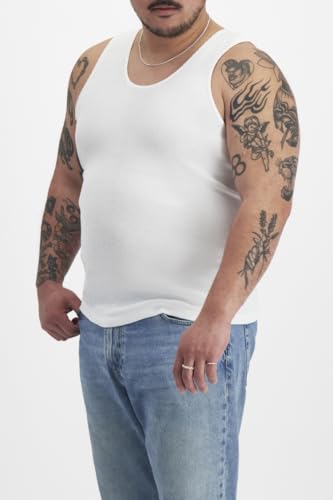 Cotton Rib Tank Undershirt 2-Pack R800