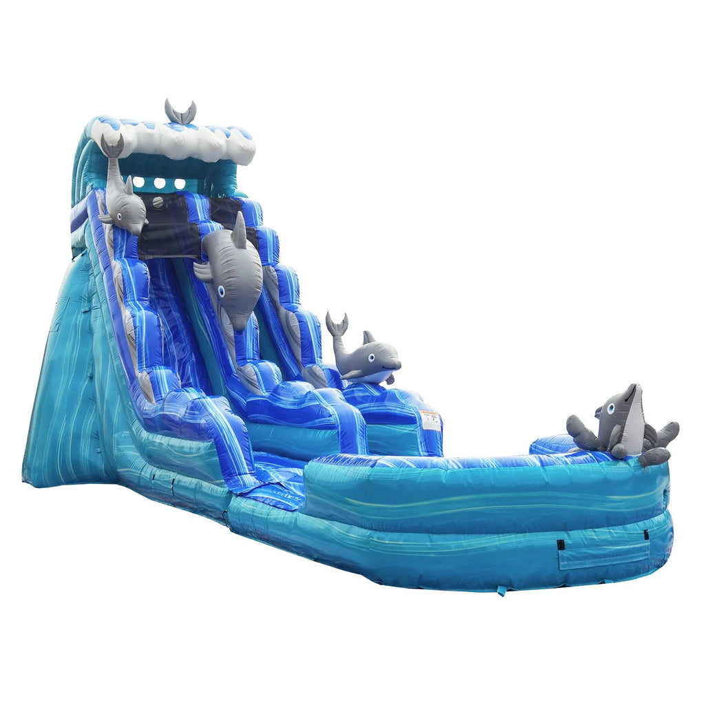 Commercial Grade Inflatable Water Slide with Detachable Pool B456934