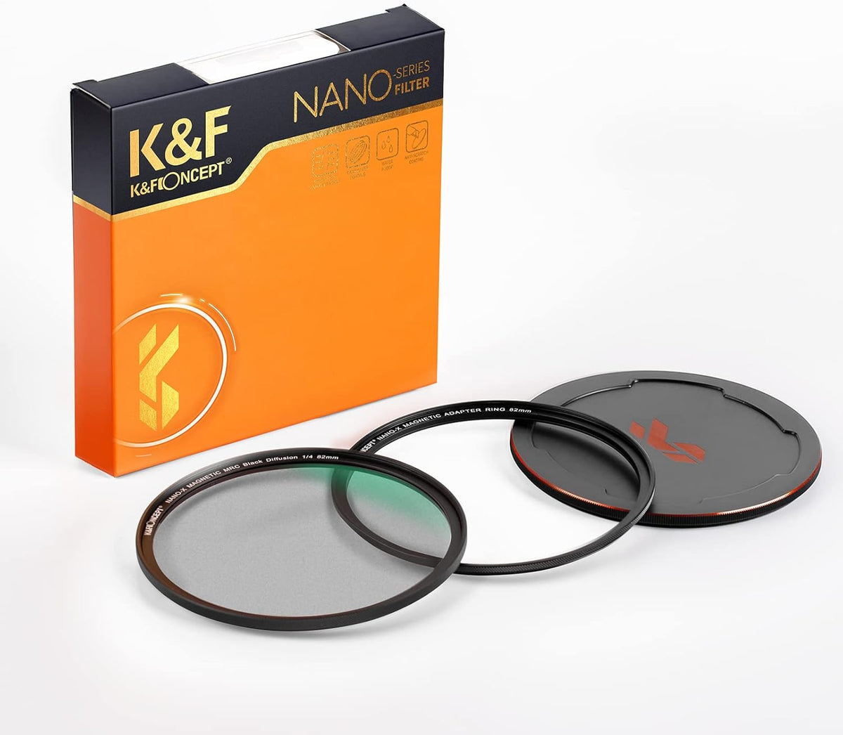 82mm Magnetic Black Soft Diffusion 1/4 Filter Kit P20842