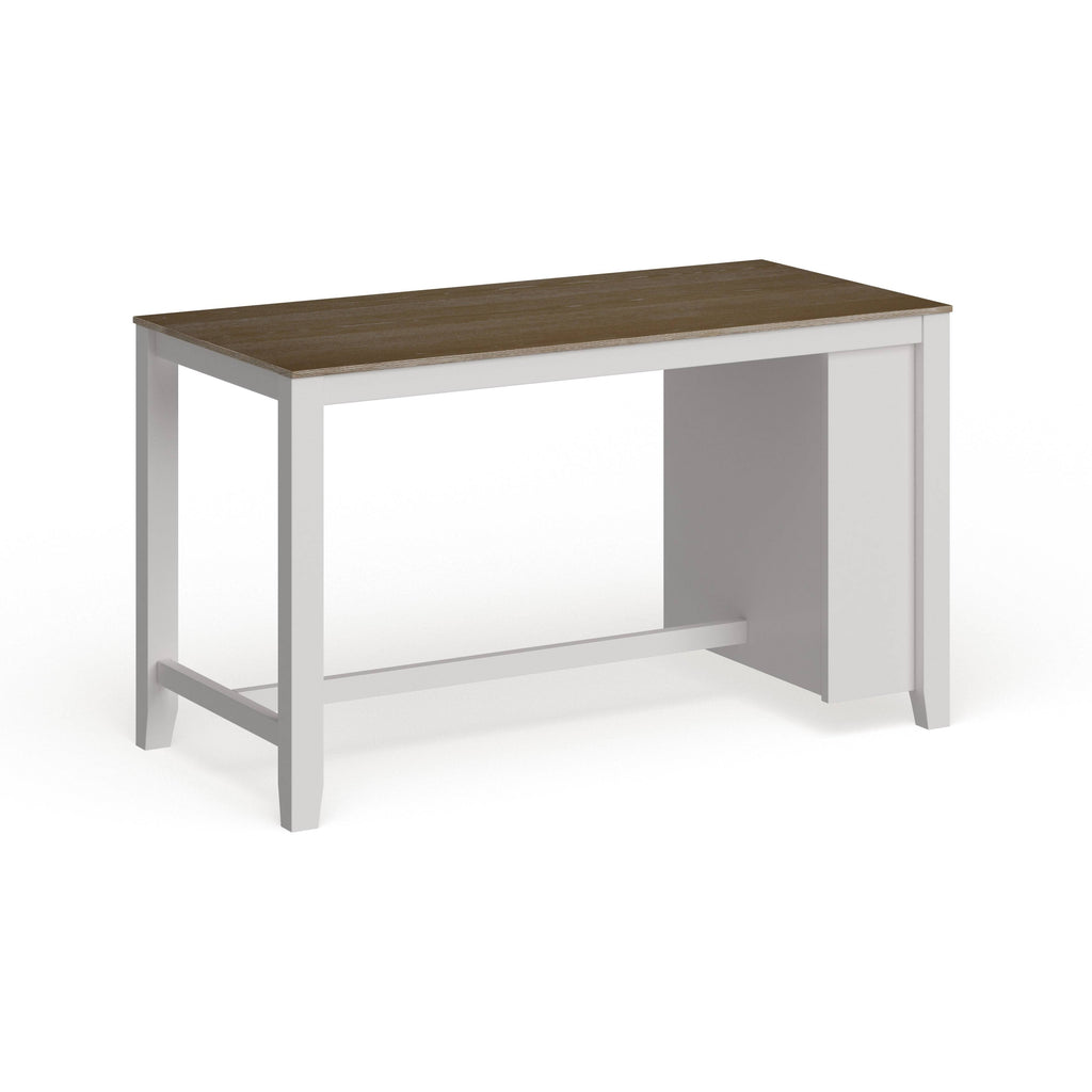 Rustic White 63 inch Kitchen Island F3591